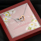 Interlocking hearts necklace, You've always been there for me - The TC Shop