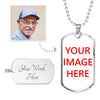A Customize your own Design Luxury Dog Tag (Silver) - The TC Shop