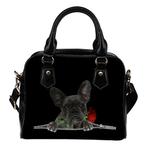 French Bulldog 3 Rose Zipper - The TC Shop