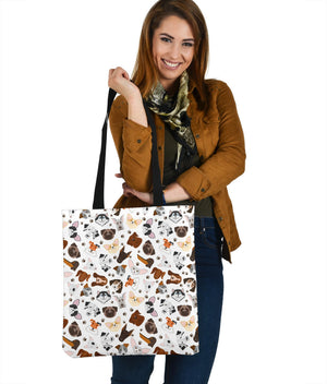 Dog Pattern Tote Bag - The TC Shop