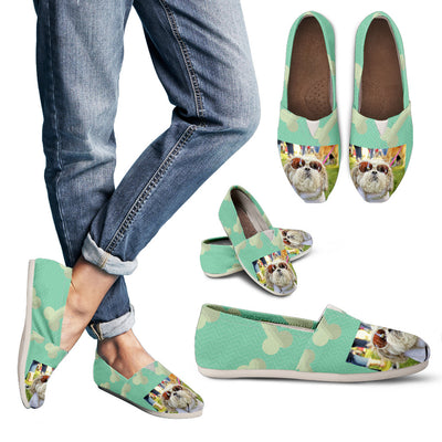 Chilling Dog / Bones teal Women's Casual Shoes