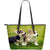 Corgi Dog Large Leather Handbag