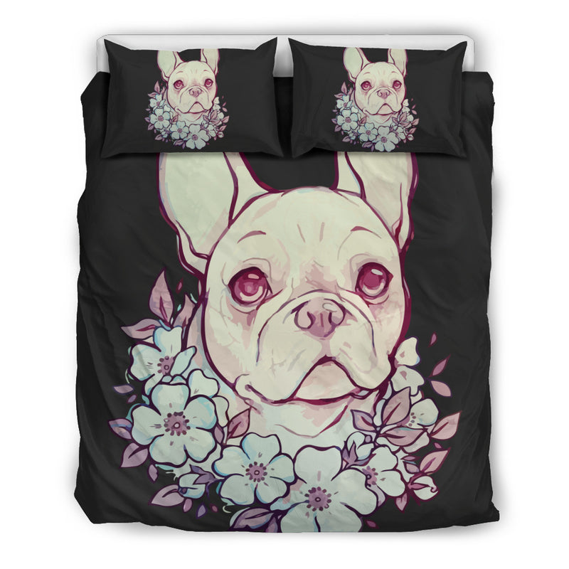 FLOWER FRENCH BULLDOG BEDDING SET - The TC Shop