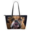 Bulldog Lovers Small Leather Handbag - The TC Shop