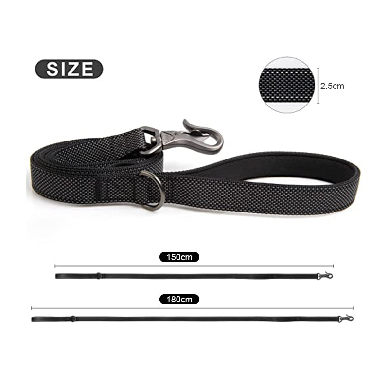 Padded Dual Handle Dog Leash - The TC Shop