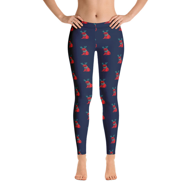 Pug Christmas Leggings - The TC Shop