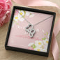 Double Hearts Necklace, You've always been there for me - The TC Shop