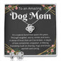 Love Knot Earring & Necklace Set for Dog Mom - The TC Shop