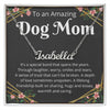 Personalized Name Necklace Dog Mom Message Card - The TC Shop