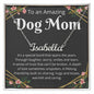 Personalized Name Necklace Dog Mom Message Card - The TC Shop