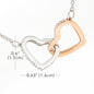 To My Gorgeous Wife Interlocking Necklace - The TC Shop