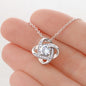 Love Knot Necklace, You've always been there for me - The TC Shop