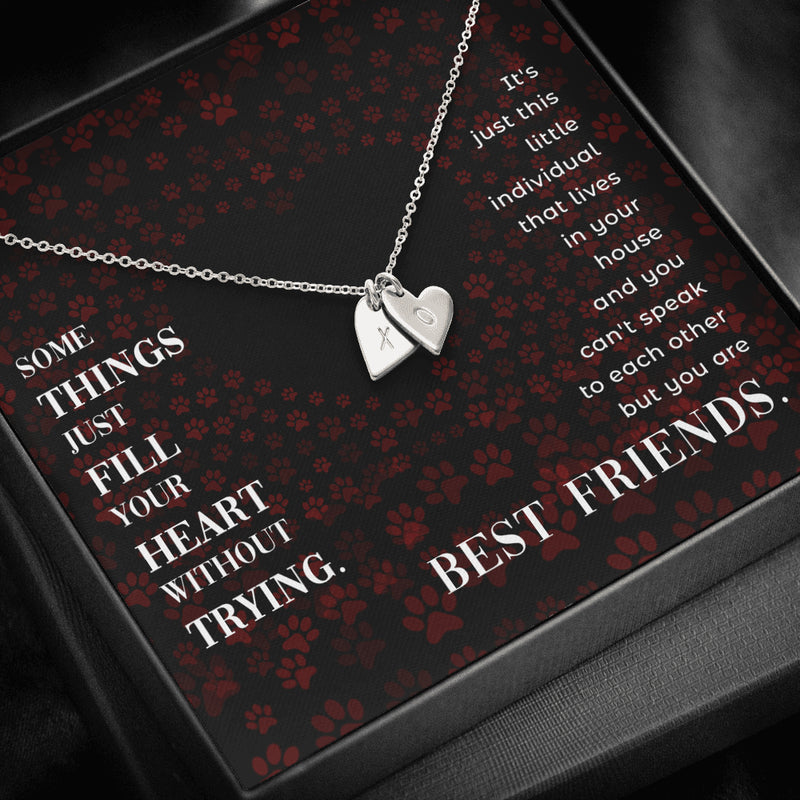Best Friend Sweetest Hearts Necklace - The TC Shop
