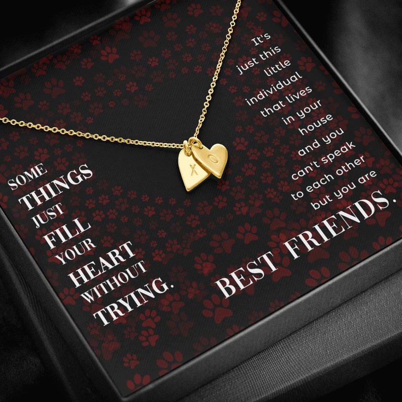 Best Friend Sweetest Hearts Necklace - The TC Shop
