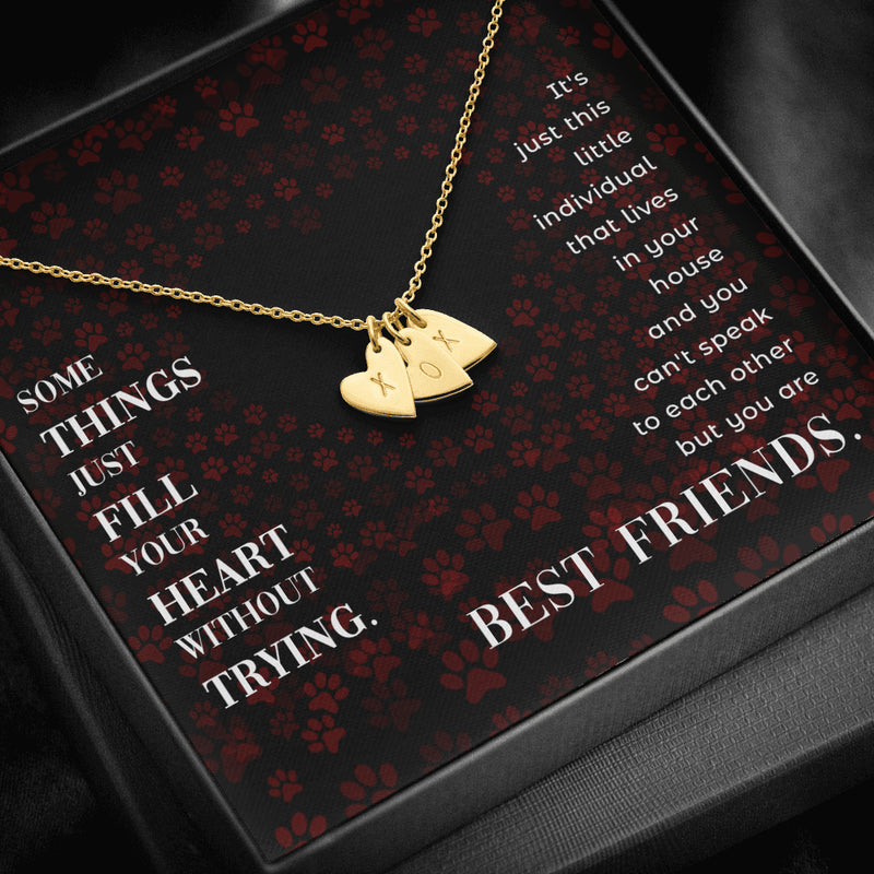 Best Friend Sweetest Hearts Necklace - The TC Shop