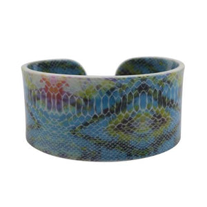 Snake Pattern Acrylic Bangle - The TC Shop