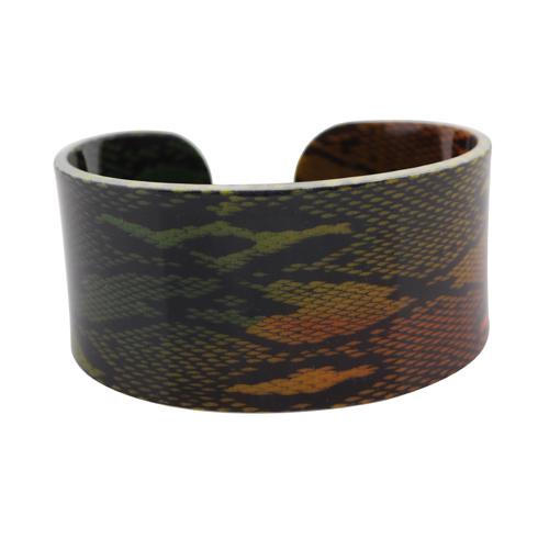 Snake Pattern Acrylic Bangle - The TC Shop