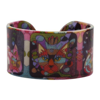 Unique Cat Acrylic Bangle