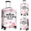 I am a proud French Bulldog Parent Floral Luggage Cover - The TC Shop