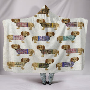 Dogs In Coats Hooded Blanket - The TC Shop