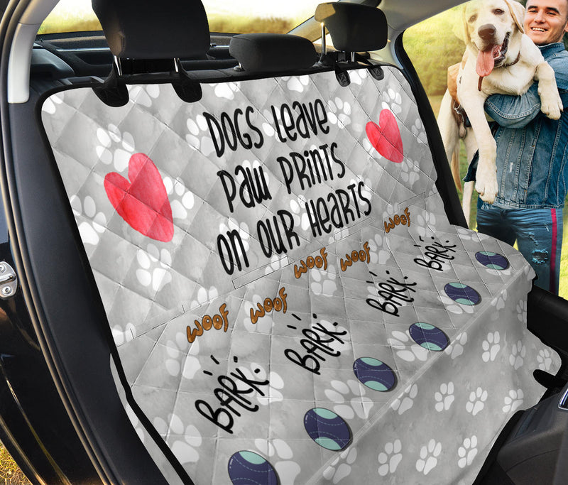 Dogs Leave Paw Prints | Car Seat Protector - The TC Shop