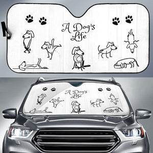 A DOG'S LIFE AUTO SUN SHADE - The TC Shop