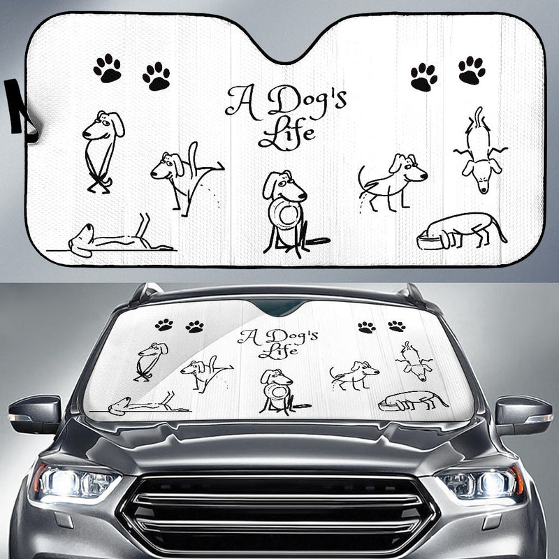 A DOG'S LIFE AUTO SUN SHADE - The TC Shop