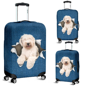 Old English Sheepdog Torn Paper - The TC Shop
