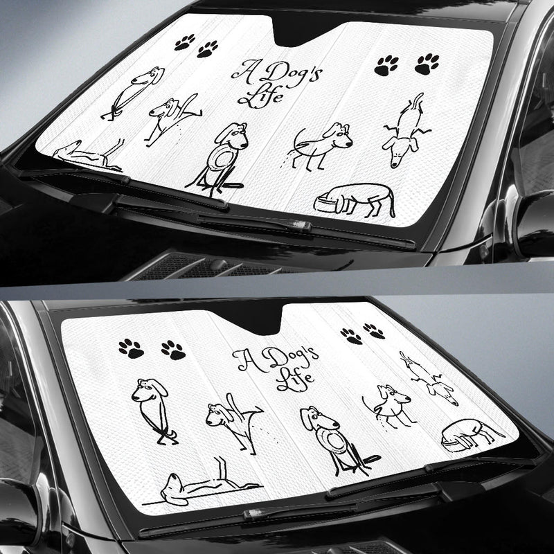 A DOG'S LIFE AUTO SUN SHADE - The TC Shop