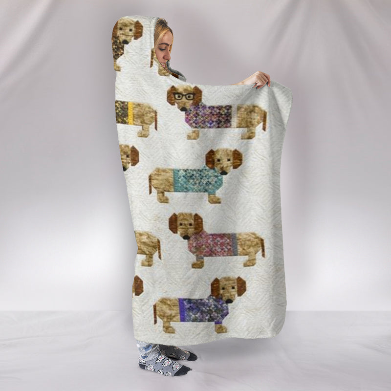 Dogs In Coats Hooded Blanket - The TC Shop