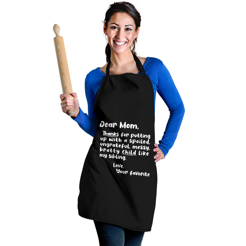 Apron, Thanks for putting up with my sibling - The TC Shop