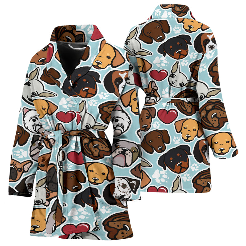 Dog Lovers Women's Bath Robe - The TC Shop