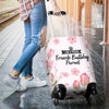 I am a proud French Bulldog Parent Floral Luggage Cover - The TC Shop
