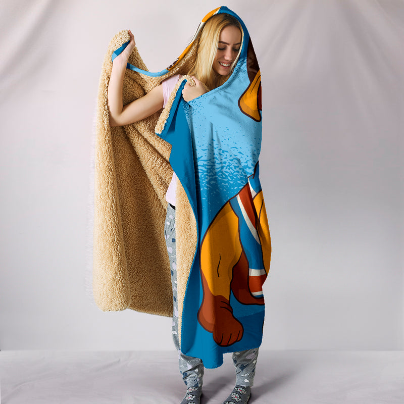 British Bulldog Hooded Blanket - The TC Shop