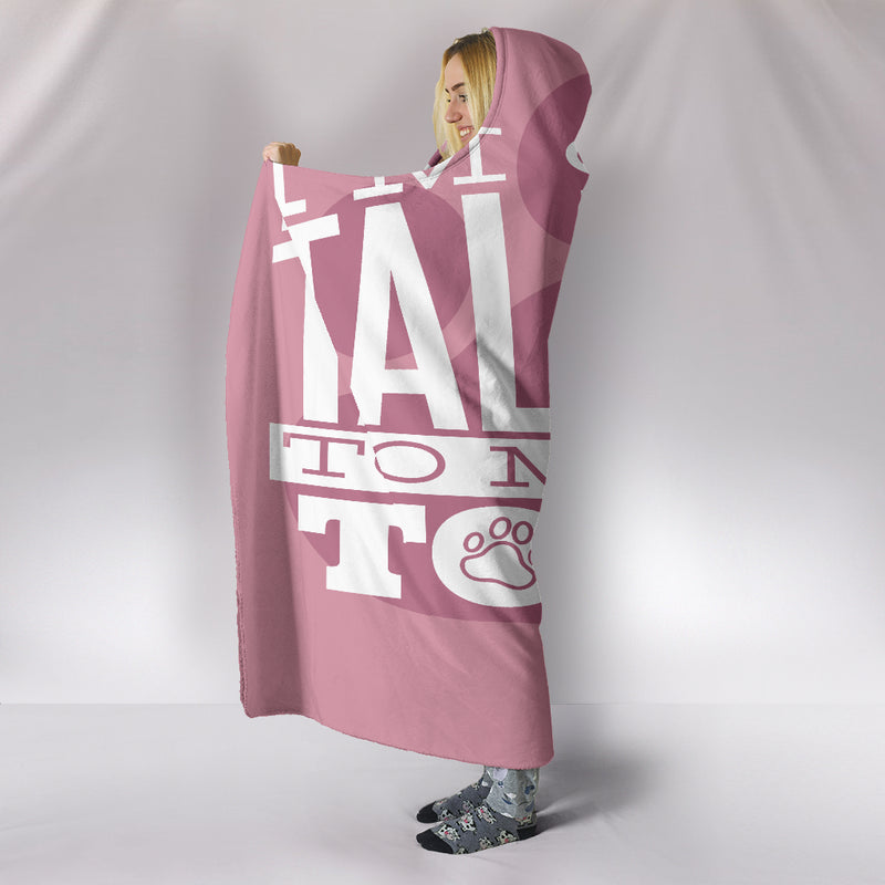 Only Talking To Dog Hooded Blanket - The TC Shop