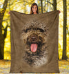 Spanish Water Dog Face Hair Blanket - The TC Shop