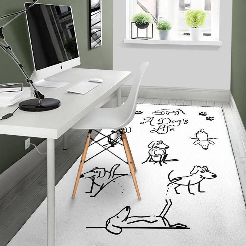 A DOG'S LIFE RUG - The TC Shop