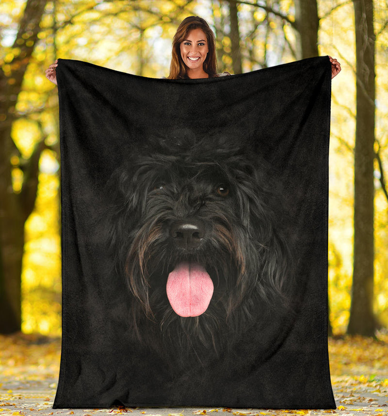Portuguese Water Dog Face Hair Blanket - The TC Shop