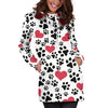 Women`s Hoodie Dress Dog Prints | Premium Ladies Hoodie Dress - The TC Shop