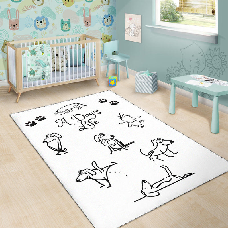 A DOG'S LIFE RUG - The TC Shop