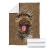 Spanish Water Dog Face Hair Blanket - The TC Shop