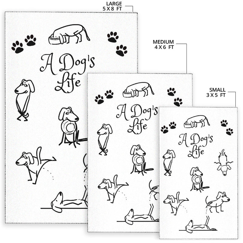 A DOG'S LIFE RUG - The TC Shop