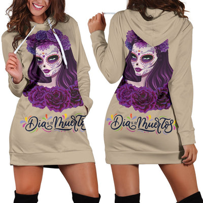 Sugar Skull Hoodie Dress 2