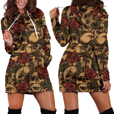 Sugar Skull Hoodie Dress 3