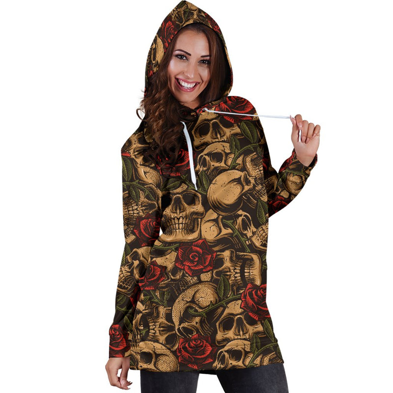Sugar Skull Hoodie Dress 3 - The TC Shop