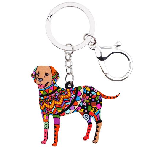 Labrador Retriever Enamel Keychain - The TC Shop