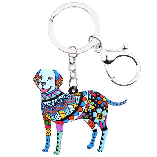 Labrador Retriever Enamel Keychain - The TC Shop