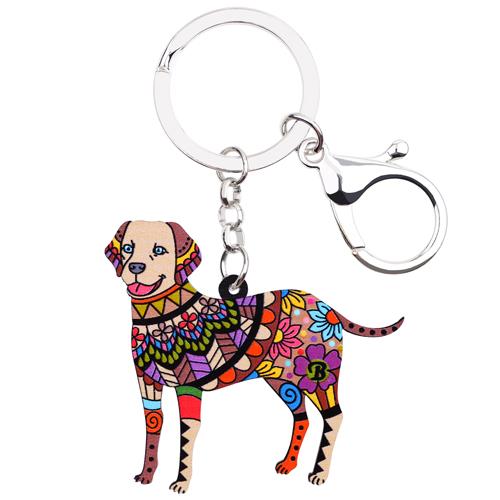 Labrador Retriever Enamel Keychain - The TC Shop