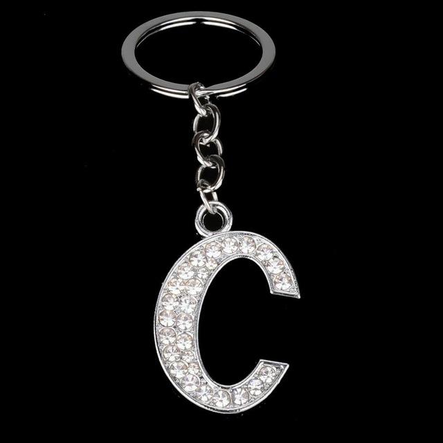Amxiu Three Parts 925 Sterling Silver Keychains Custom Seven Names
