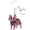 Papillon Dog Enamel Keychain - The TC Shop